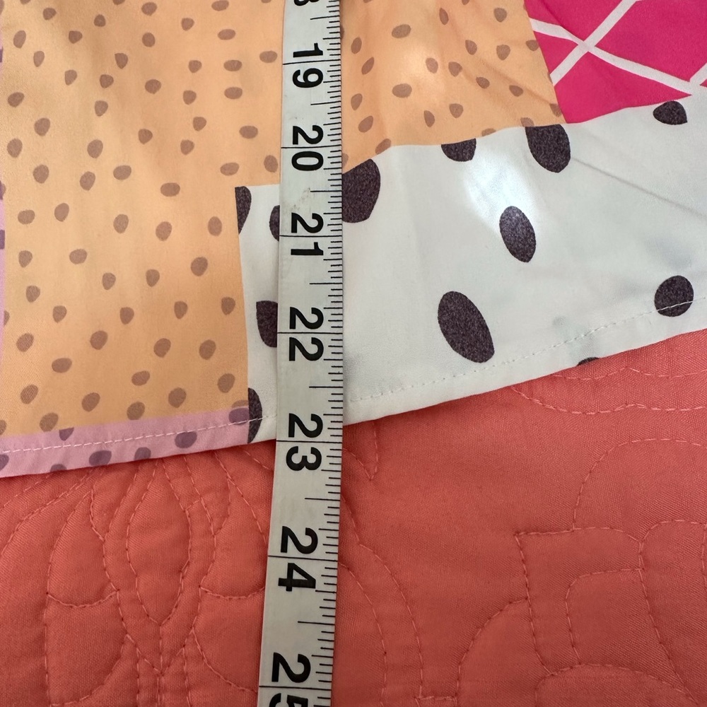 Bright Patchwork Blouse Statement Top - image 4